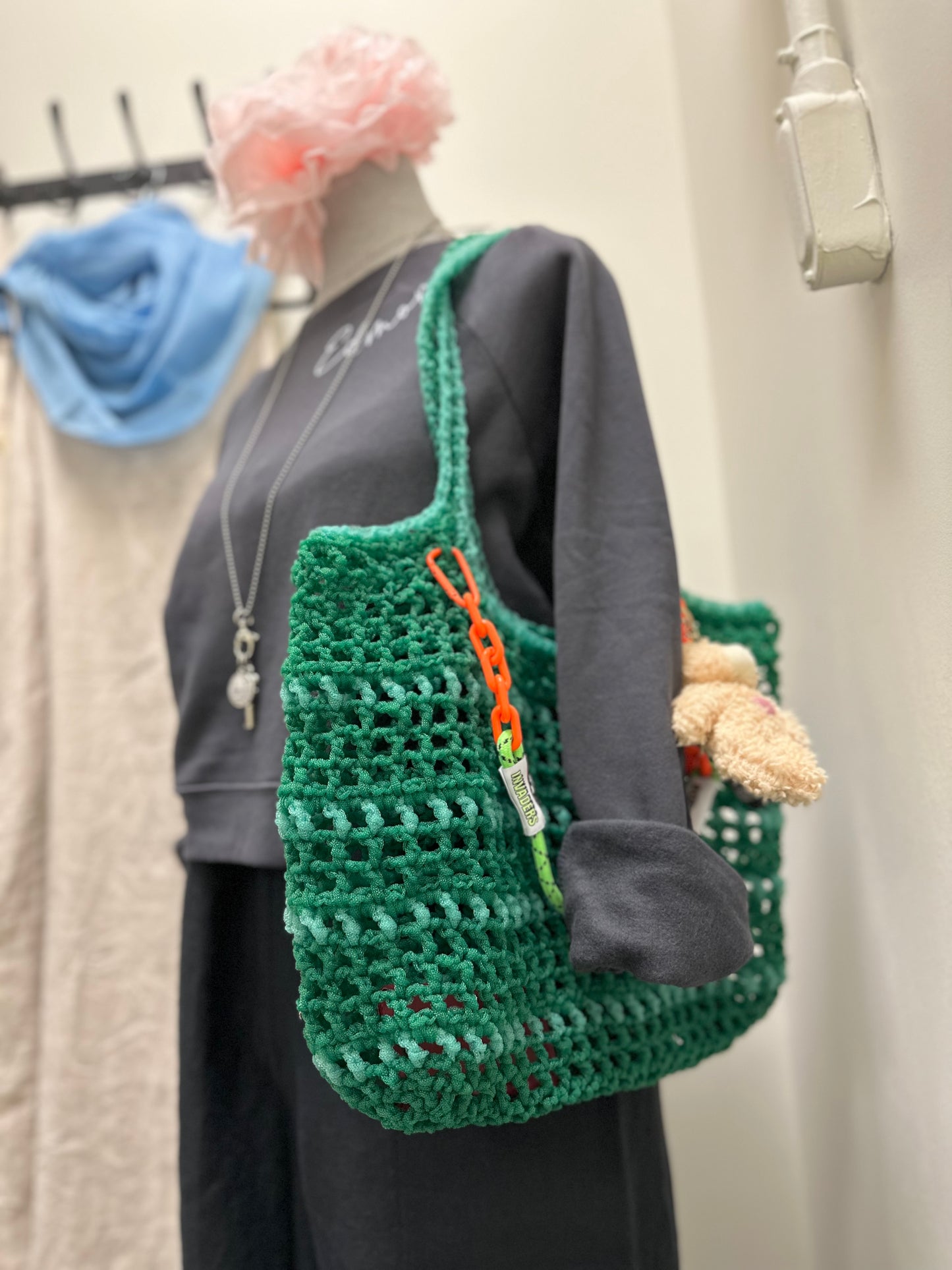 UGLY-beach bag (green)