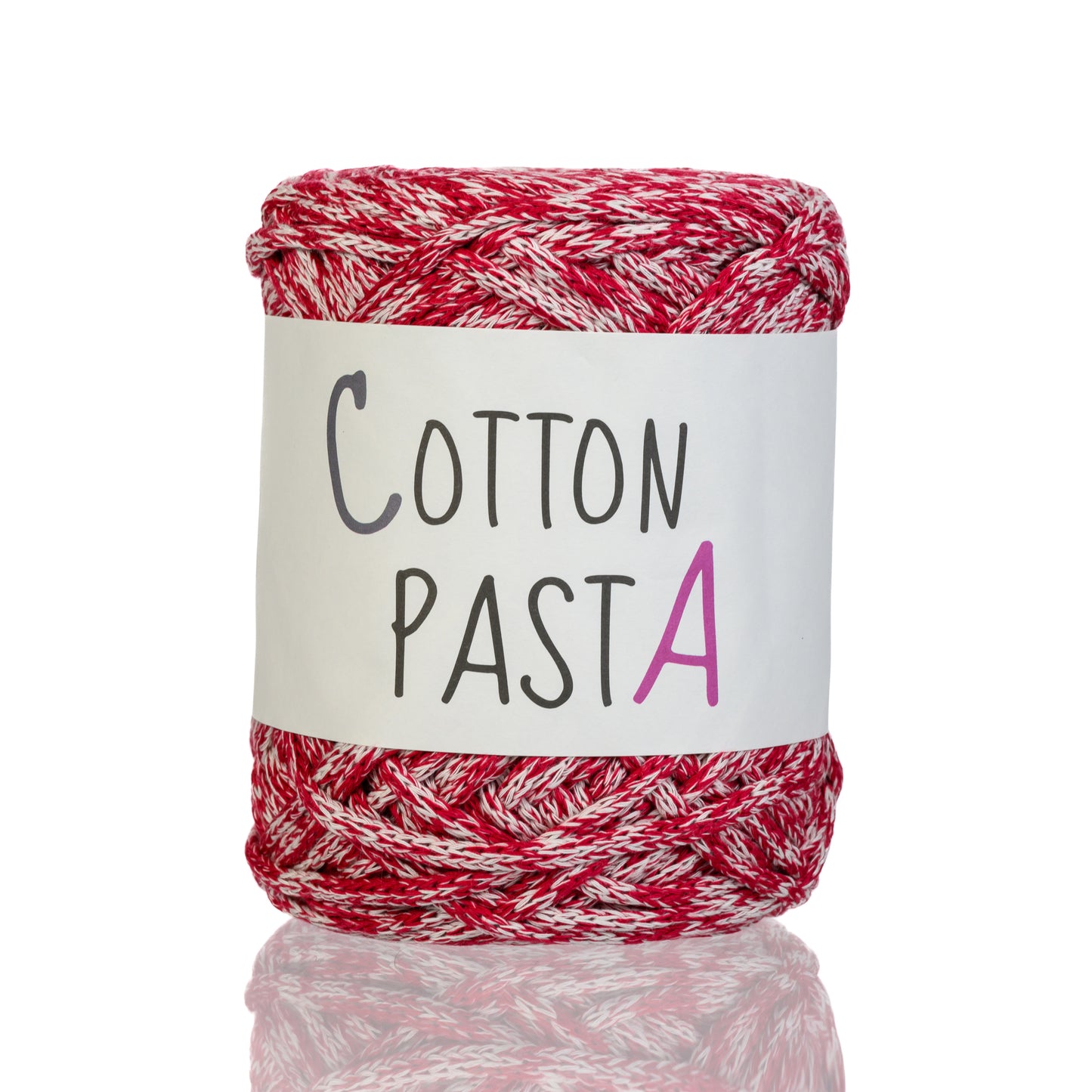 Coma Cotton Yarn in Berry Latte Color