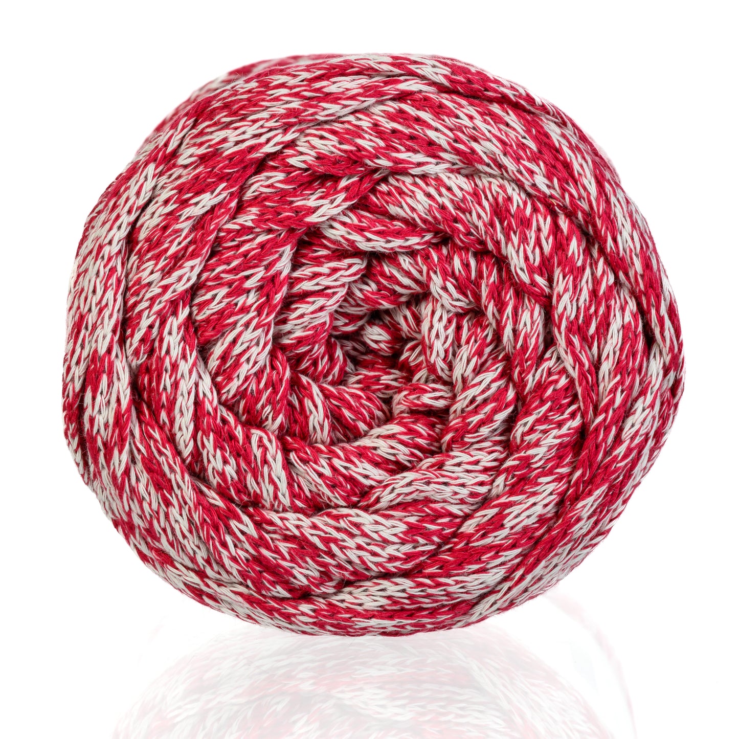 Coma Cotton Yarn in Berry Latte Color Detail View