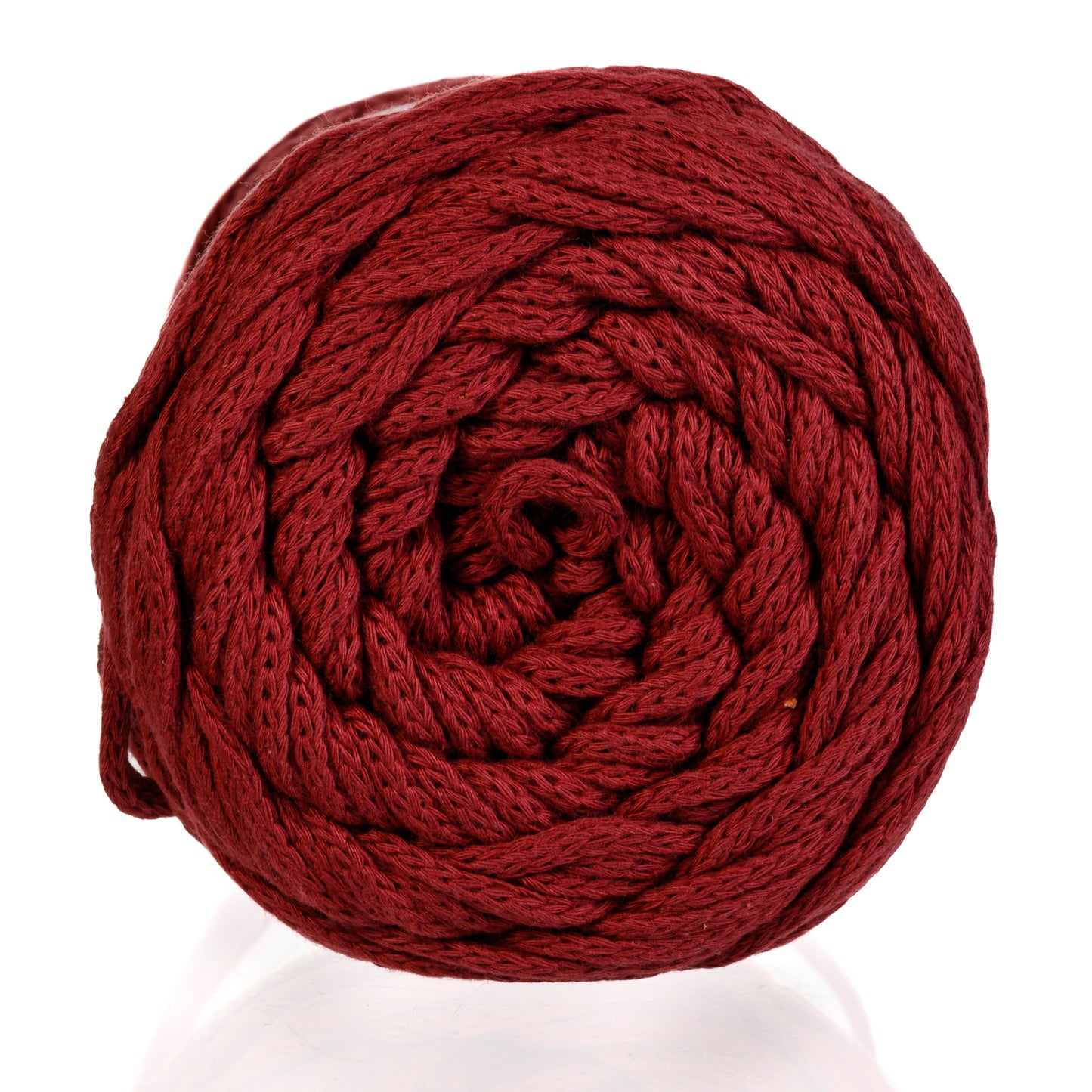 Coma Cotton Yarn in Crimson Color Detail View