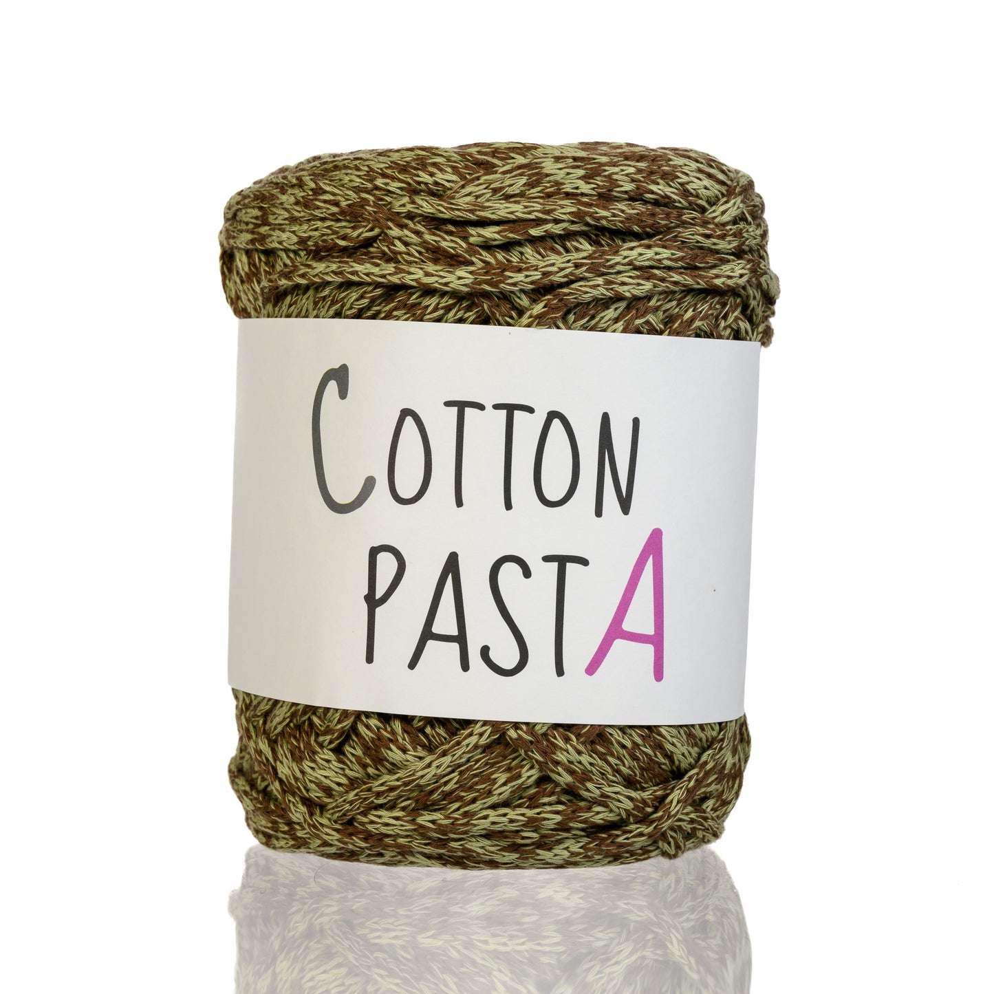 Coma Cotton Yarn in Mint Choco Color