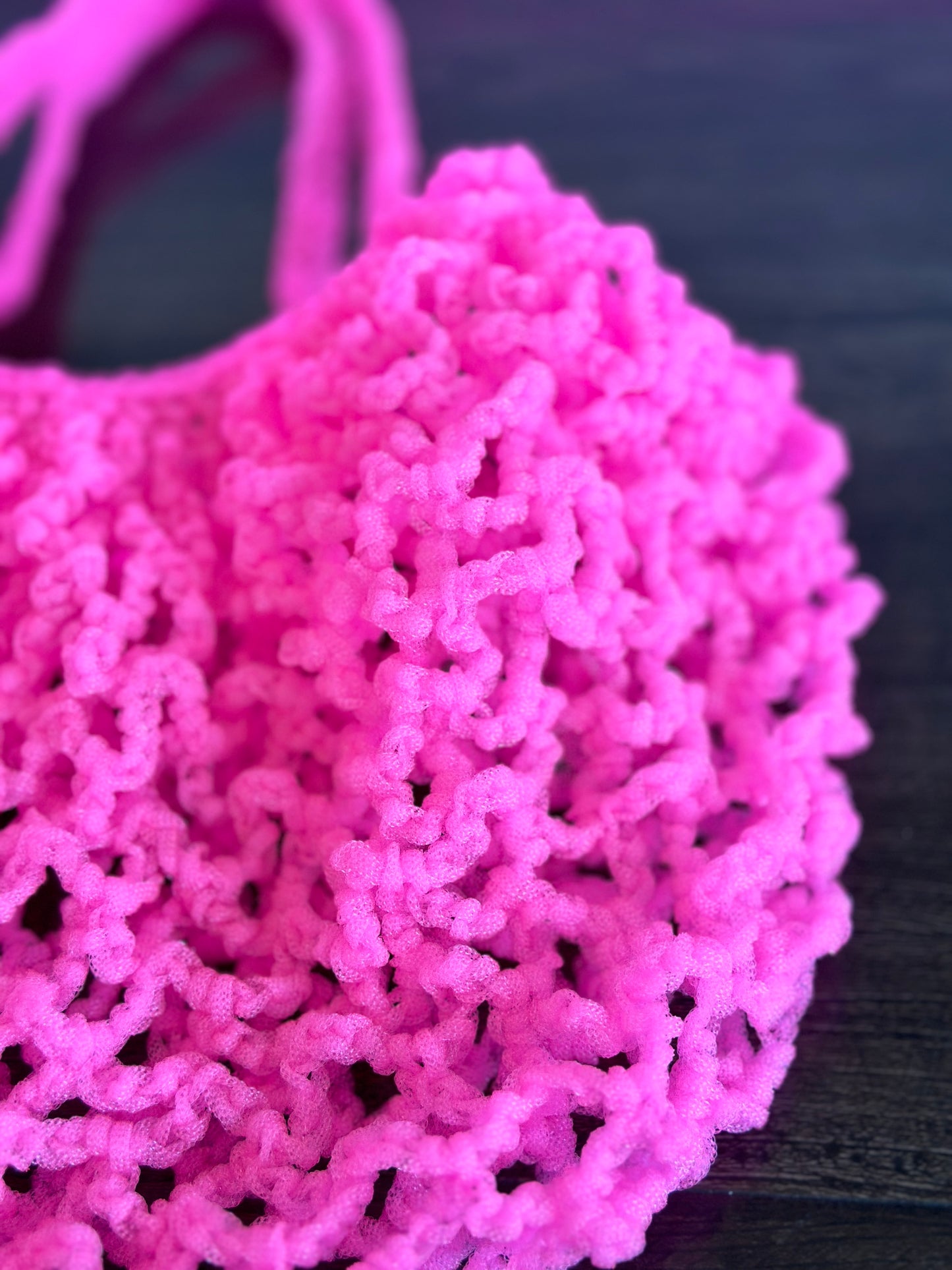 UGLY-basket bag (hot pink)