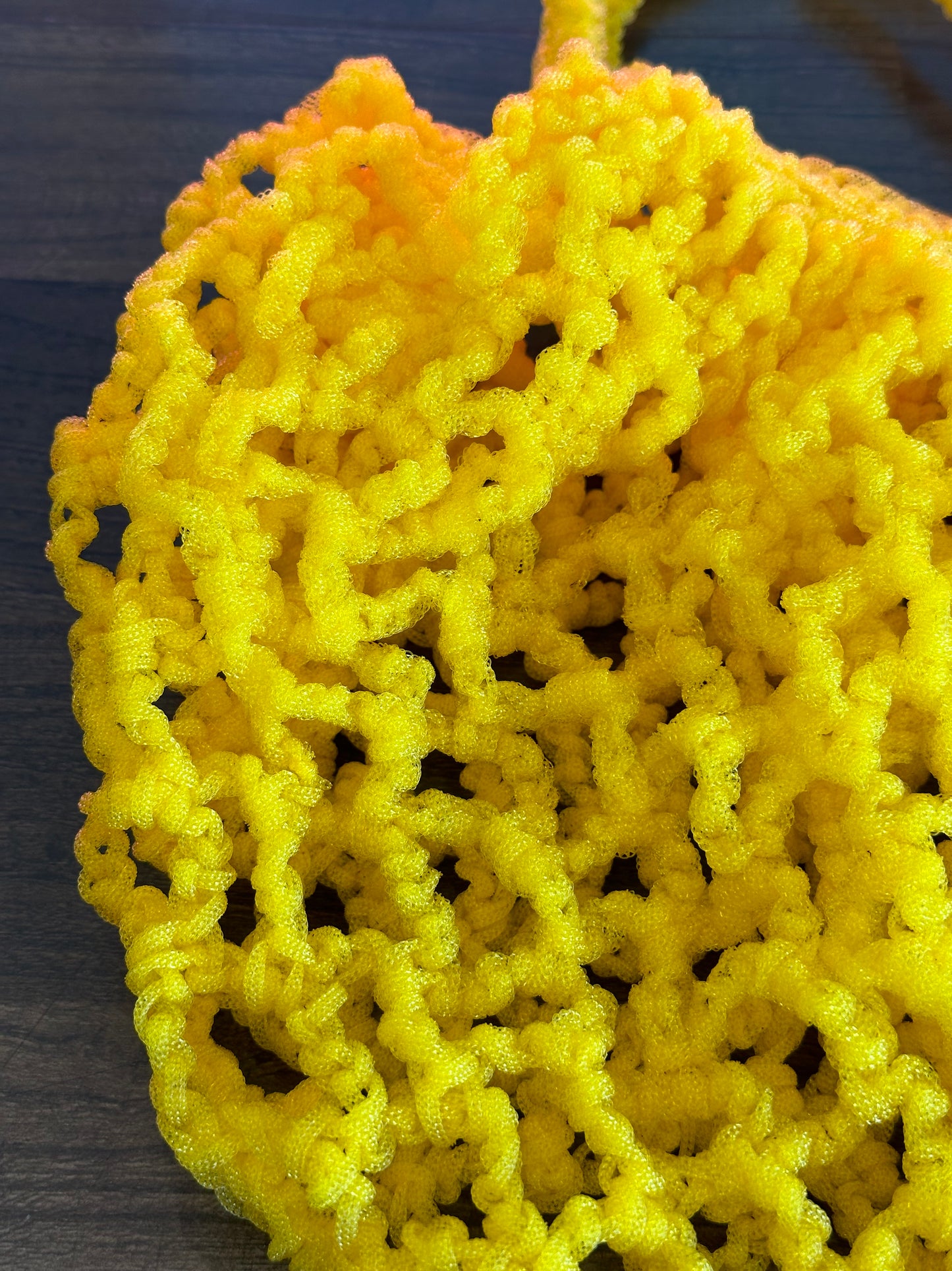 UGLY-basket bag (yellow)