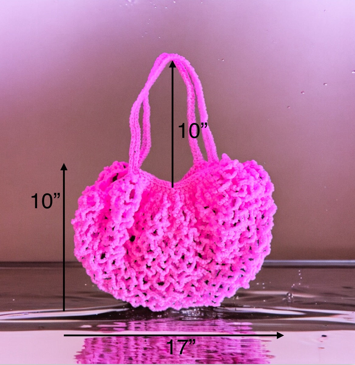 UGLY-basket bag (hot pink)