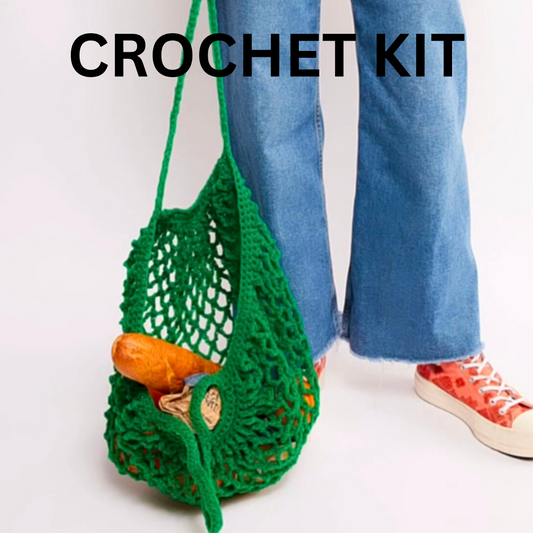 CROCHET KIT: Ugly Basket Bag