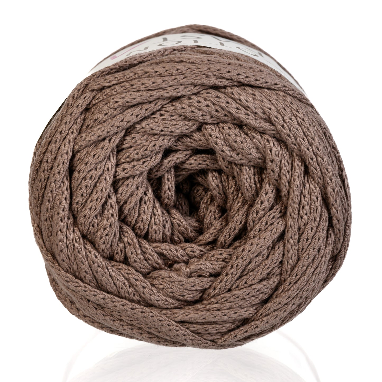 Coma Cotton Yarn in Cocoa Color Detail View