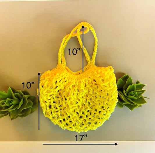 UGLY-basket bag (yellow)